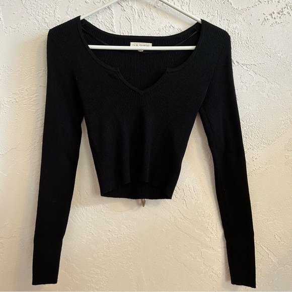 L.A. Hearts Cropped Sweater Size S - Picture 1 of 3